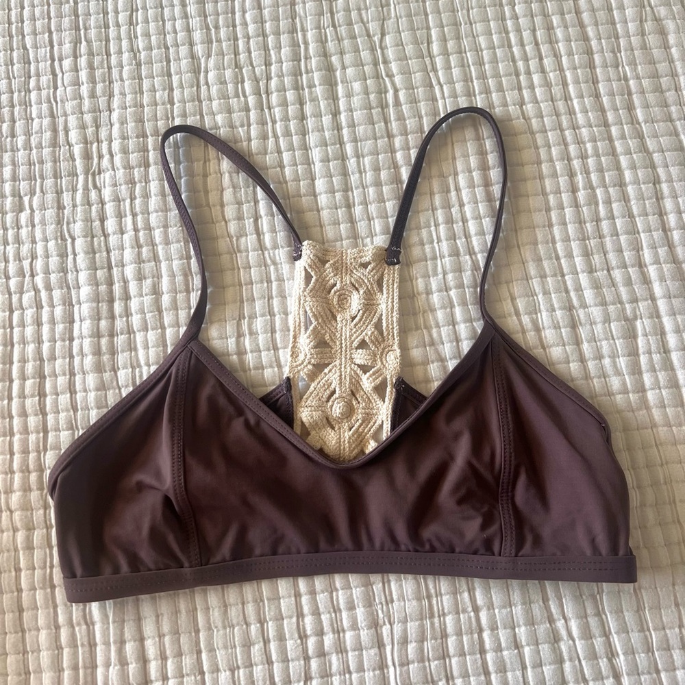 L Space Lace Back Swim Top